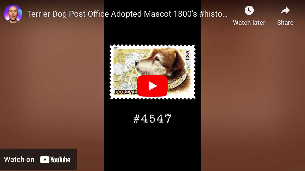 American History Dog Stamp – Owney (Scott #4547)