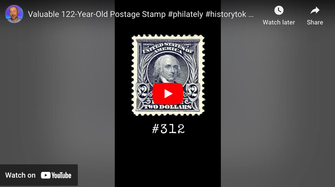 Historic Valuable 1902 Stamp (Scott #312)