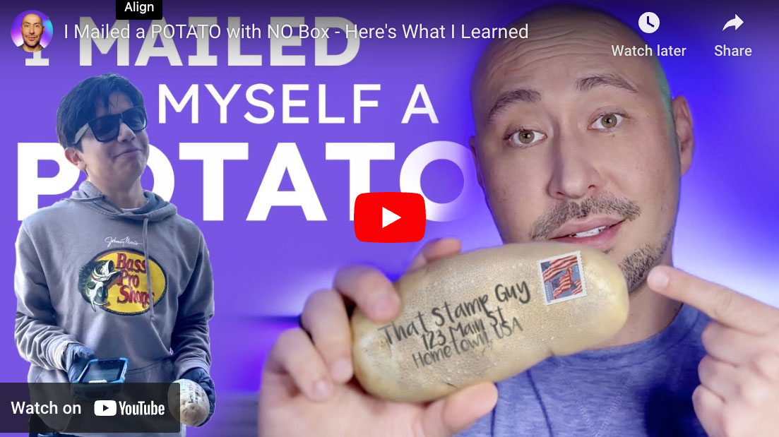 I Mailed a POTATO with NO Box – Here’s What I Learned