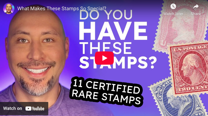 My Last Submission to William Crowe: Rare U.S. Stamps Examined