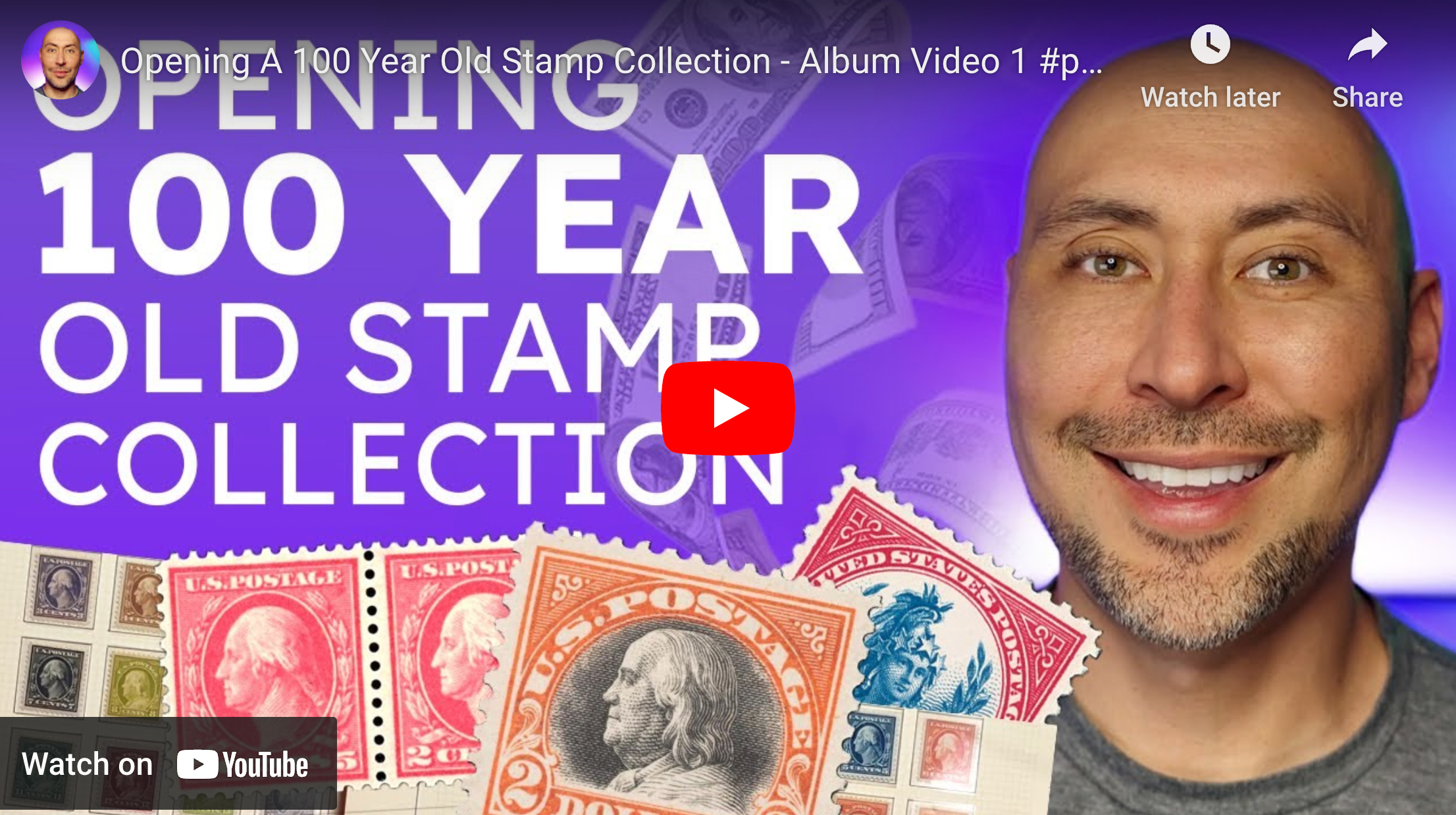 Opening A 100 Year Old Stamp Collection – Stamp Collection Review Ep. 1