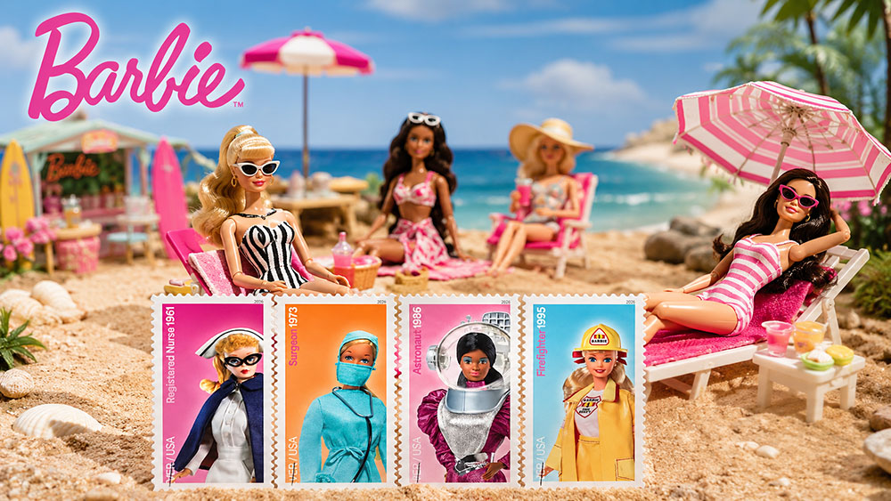 Barbie Stamps USPS 2026
