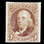 #3 Reissue united states stamp scott #3