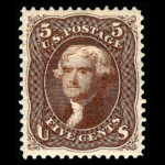 #105 Re-Issue united states stamp scott #105