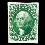 #14 Type II united states stamp scott #14