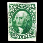 #14 Type II united states stamp scott #14