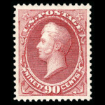 #166 Rose Carmine united states stamp scott #166