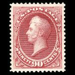 #166 Secret Mark united states stamp scott #166