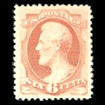 #186 Soft Porous Paper united states stamp scott #186
