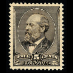 #205 Yellow Brown united states stamp scott #205