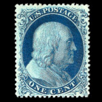 #21 Type III united states stamp scott #21