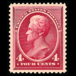 #215 Carmine united states stamp scott #215