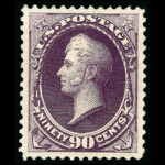 #218 Purple united states stamp scott #218