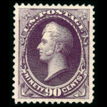 #218 Purple united states stamp scott #218