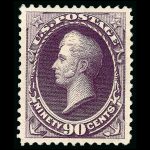 #218 Purple united states stamp scott #218