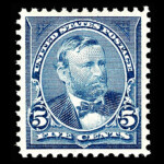 #281 Blue united states stamp scott #281