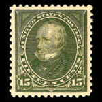 #284 Olive Green united states stamp scott #284