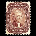 #29 Type I Brown united states stamp scott #29