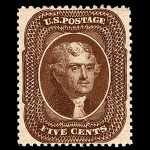 #30A Type II Brown united states stamp scott #30A