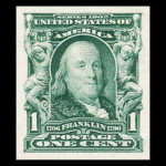 #314 Imperf united states stamp scott #314