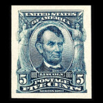 #315 Imperf united states stamp scott #315