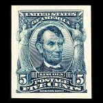 #315 Imperf united states stamp scott #315