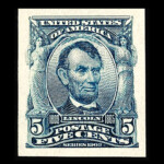 #315 Imperf united states stamp scott #315