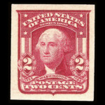 #320A Type II Imperf united states stamp scott #320A