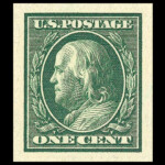#343 Imperf Wmk 191 united states stamp scott #343