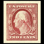 #344 Imperf Wmk 191 united states stamp scott #344