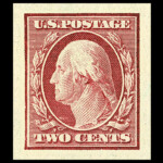 #344 Imperf Wmk 191 united states stamp scott #344