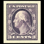 #345 Imperf Wmk 191 united states stamp scott #345