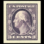 #345 Imperf Wmk 191 united states stamp scott #345