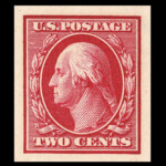 #384 Imperf Wmk 190 united states stamp scott #384