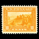 #400 p12 Orange Yellow united states stamp scott #400