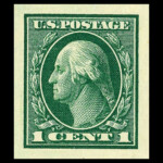 #408 Imperf Wmk 190 united states stamp scott #408