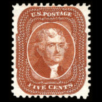 #42 Re-Issue united states stamp scott #42