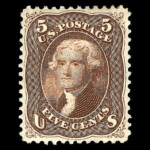 #76 Brown united states stamp scott 76