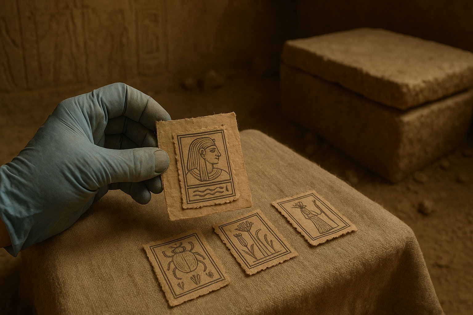 Scientists Discover Ancient Egyptian Stamps, Rewriting Postal History