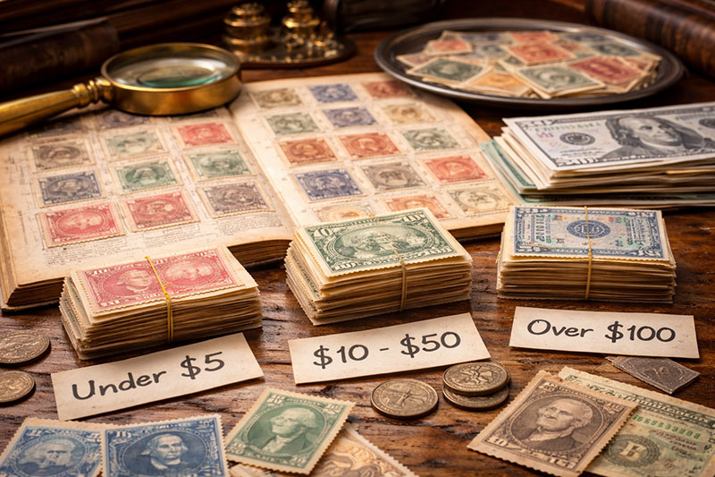 old postage stamp values