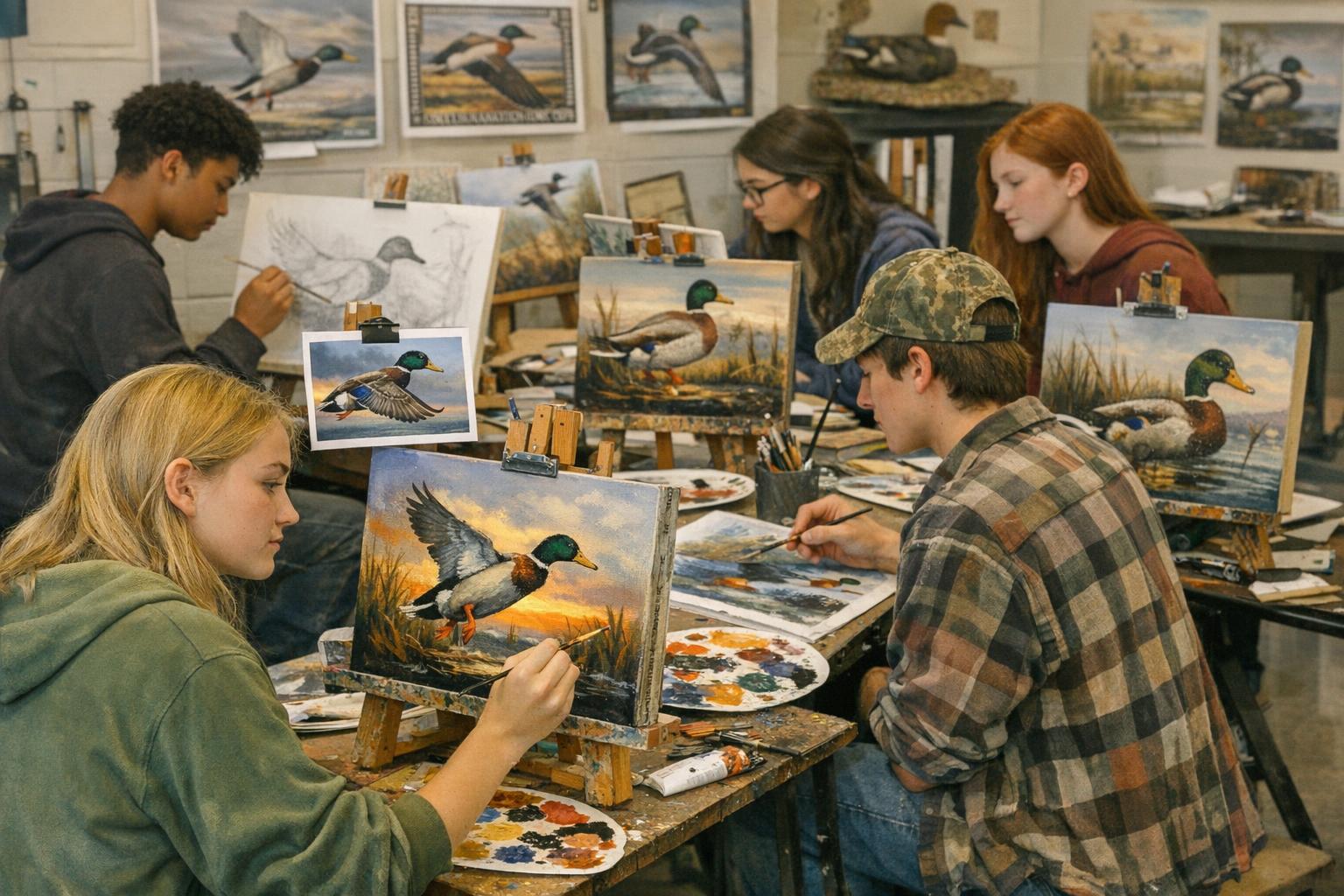 National Junior Duck Stamp Contest Set For April Judging